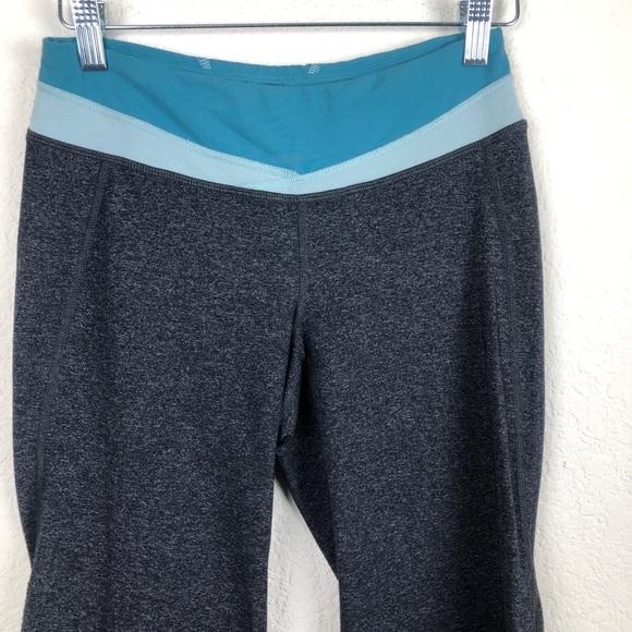 Lucy lucypowermax Gray blue Crop Pants Small - Picture 2 of 8